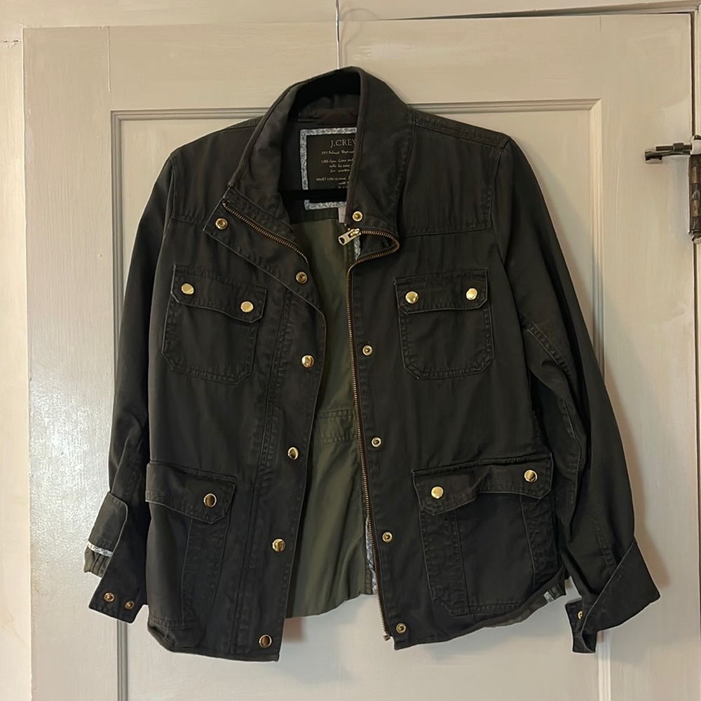 J Crew Relaxed Boyfriend Field Jacket